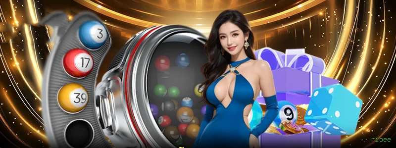 Imagem promocional dos jogos de lottery da rioee